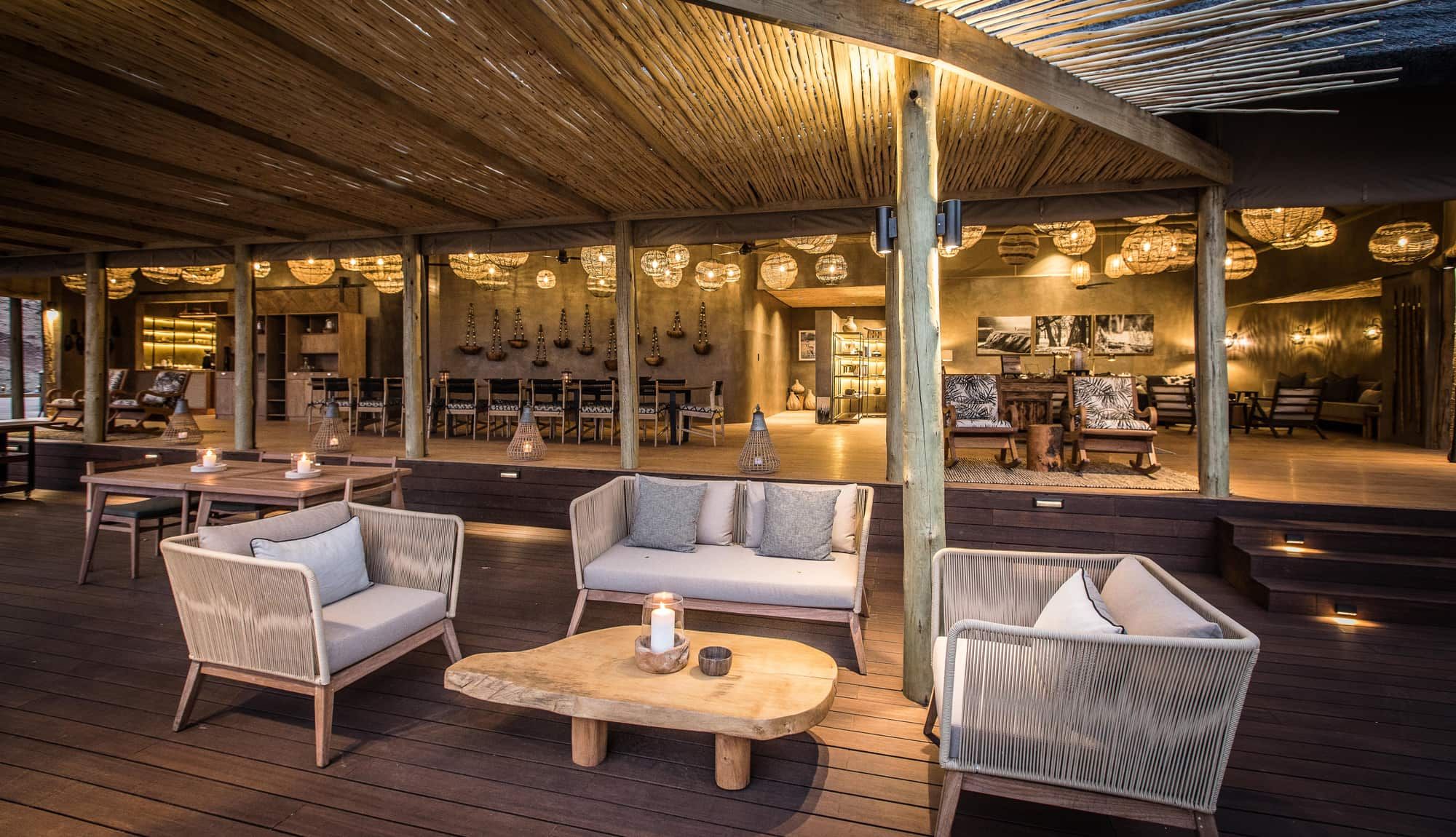 Accommodation and guest areas at Puku Ridge