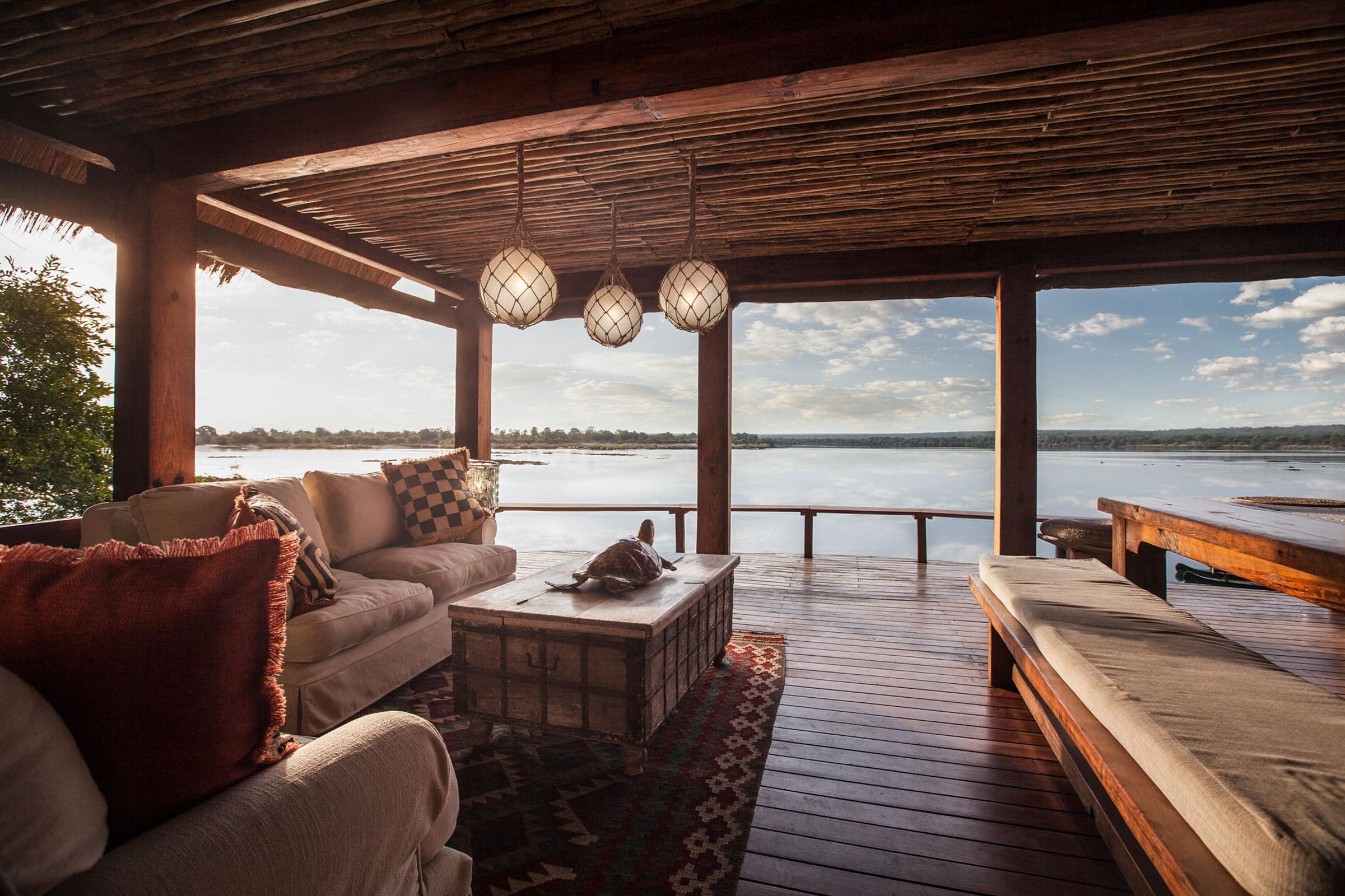 View towards the Zambezi from Tongabezi Lodge