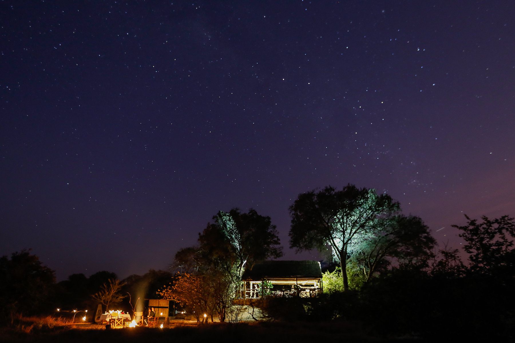 Accommodation and guest areas at Ntemwa-Busanga Camp